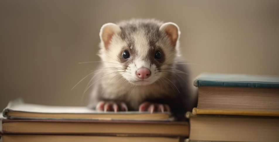 se puede adoptar un huron - huron en libros