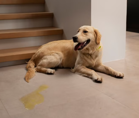 entrenar a un perro a hacer sus necesidades - perro y orina